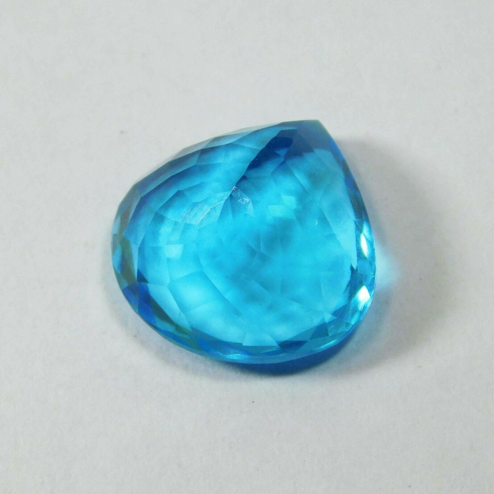 9.75 Ct Natural Loose Aquamarine Pear Cut CERTIFIED Ocean Blue Gemstone