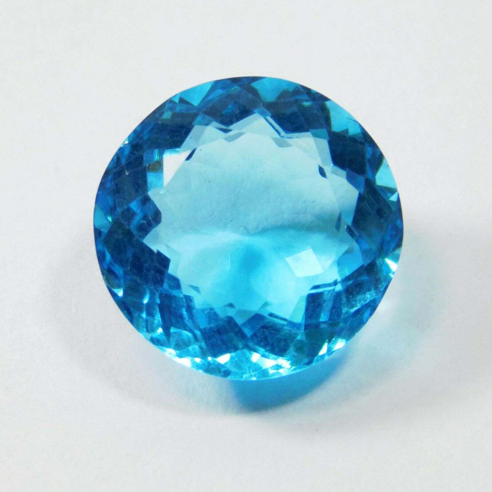 Natural Ocean Blue Ring Size 9 Ct Loose  Aquamarine CERTIFIED Round Cut Gemstone