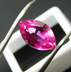 CERTIFIED 9.56 Carat Tourmaline Natural Pink Rare Marquise Cut Loose Gemstone