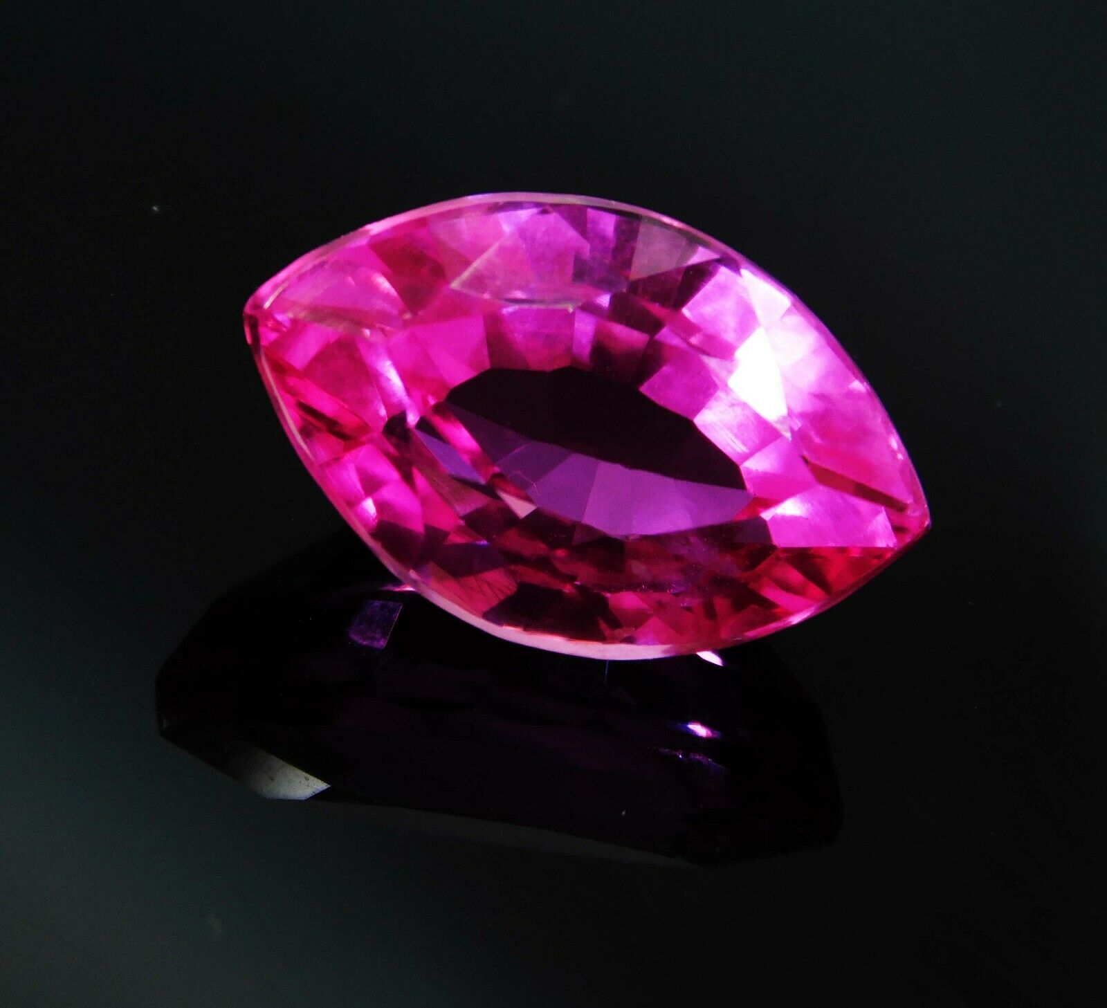 CERTIFIED 9.56 Carat Tourmaline Natural Pink Rare Marquise Cut Loose Gemstone