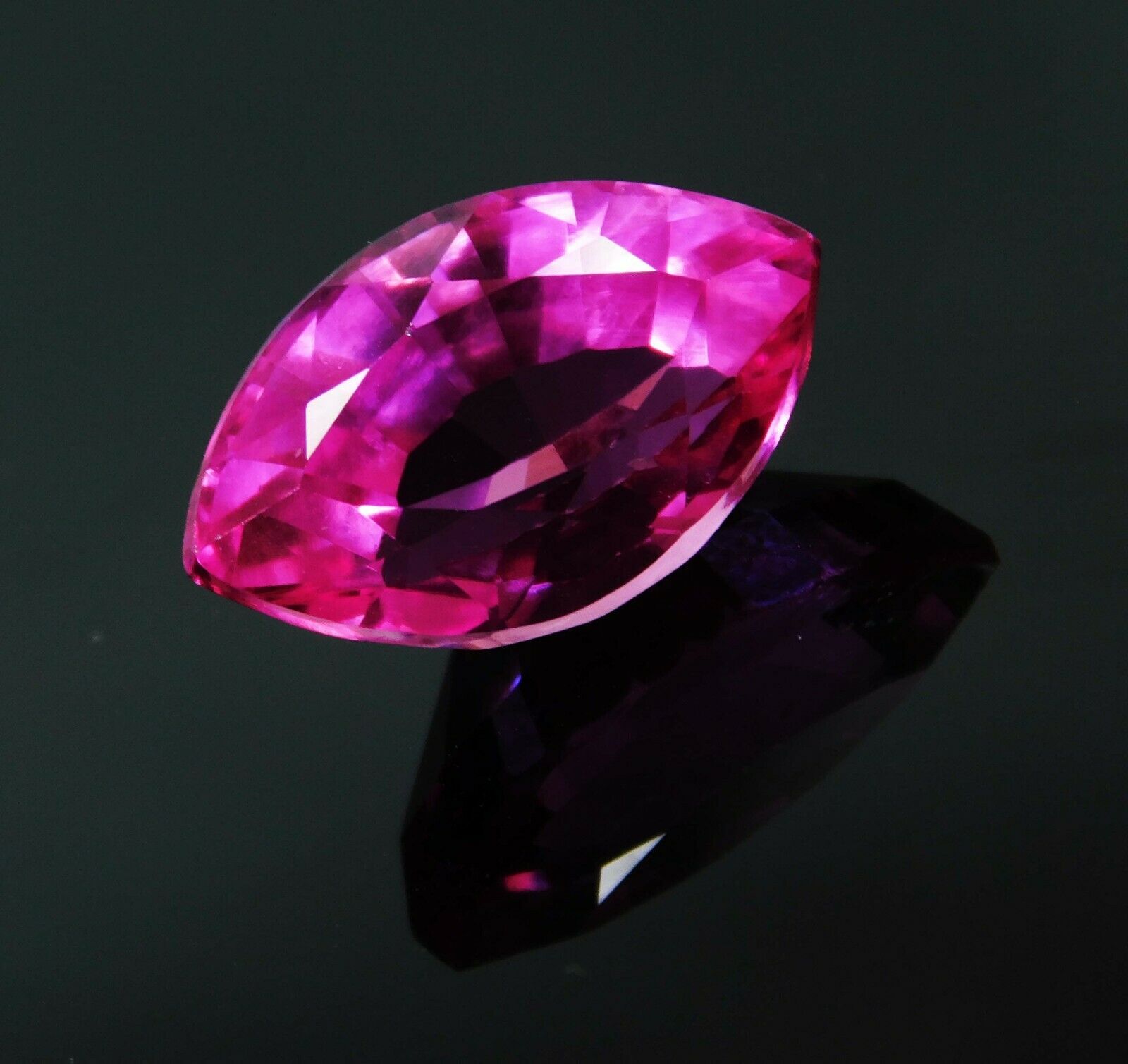 CERTIFIED 9.56 Carat Tourmaline Natural Pink Rare Marquise Cut Loose Gemstone