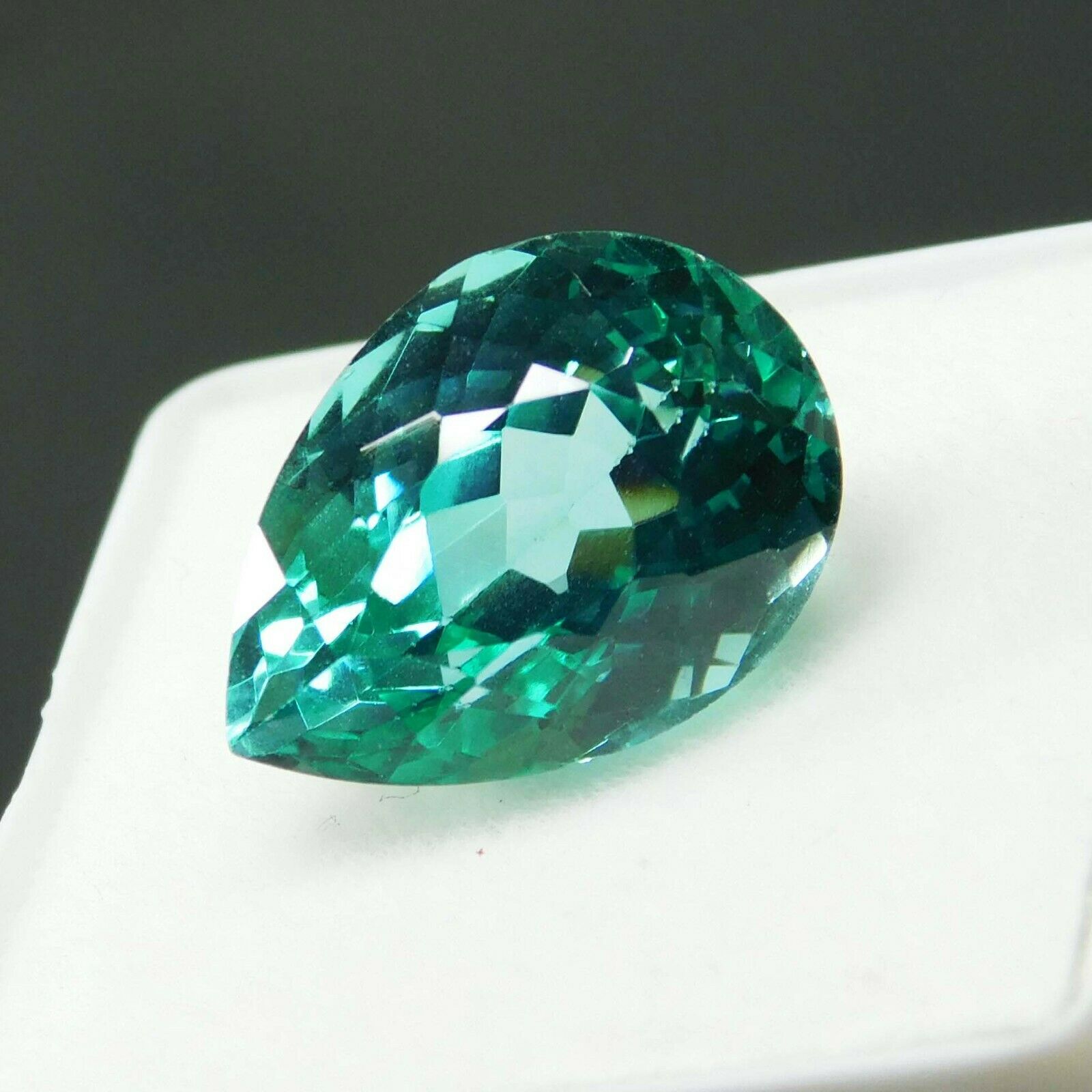 CERTIFIED 11.32 Carat Green Natural Tourmaline Unheated Copper Bearing Paraiba