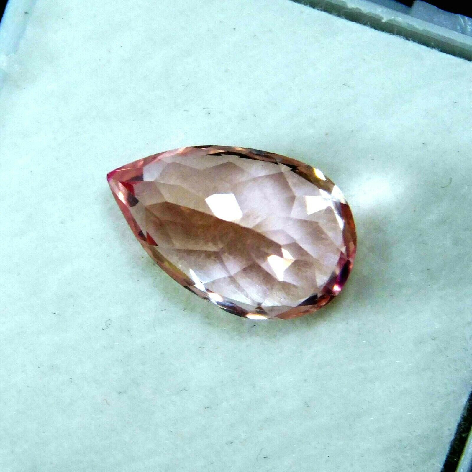 Pear Cut Padparadscha Sapphire 7 Ct Natural Loose Gemstone Ring Size CERTIFIED