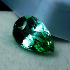 9.12 Natural Bluish Green Sapphire Pear Cut Carat CERTIFIED Loose Gemstone