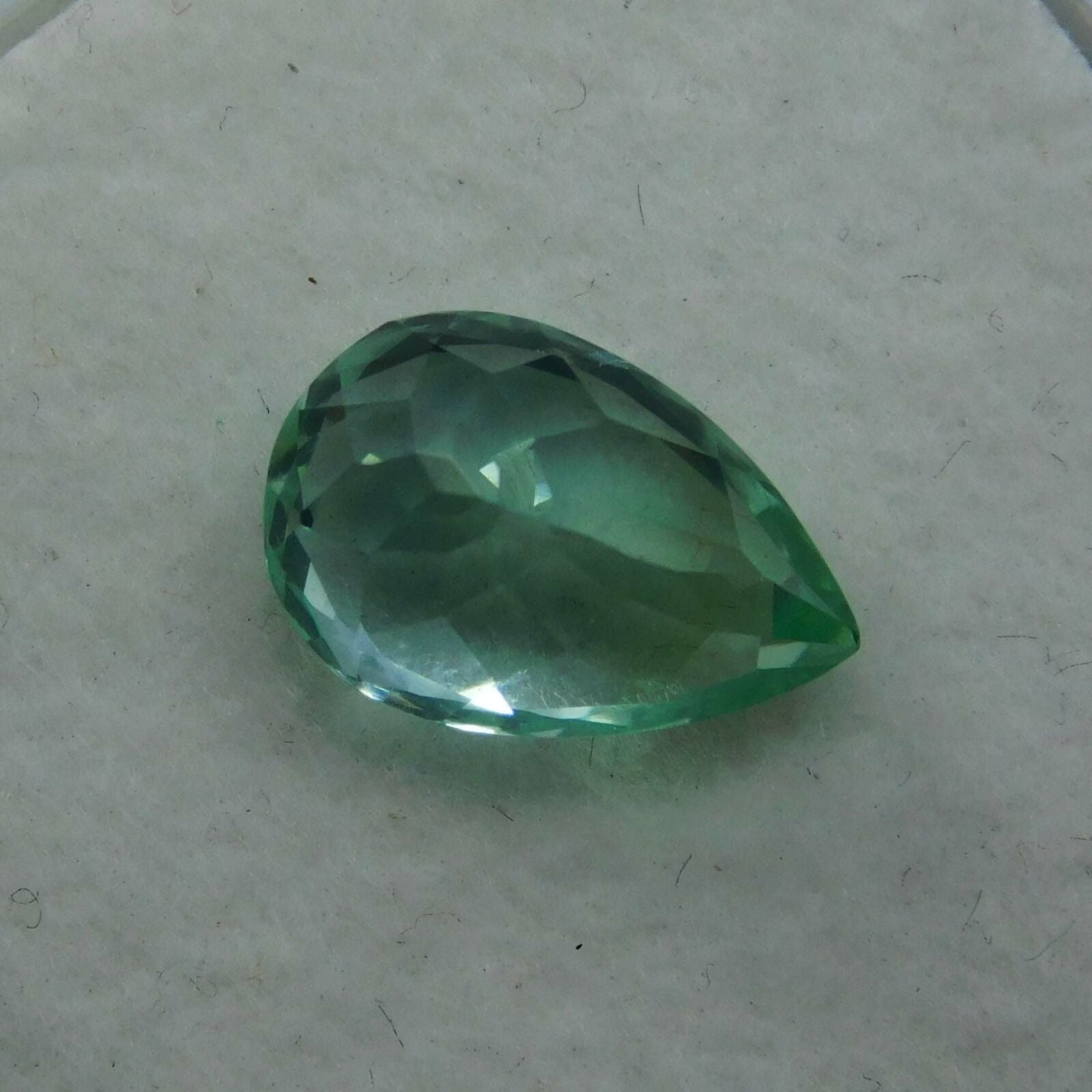 9.12 Natural Bluish Green Sapphire Pear Cut Carat CERTIFIED Loose Gemstone