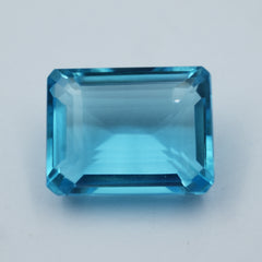 CERTIFIED Blue Aquamarine Natural 72.65 Ct Emerald Shape Ocean Loose Gemstone