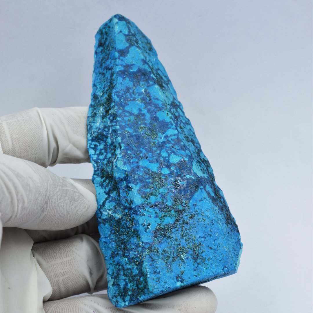 428.70 Ct Natural CERTIFIED Blue Turquoise Huge Size Uncut Rough Loose Gemstone