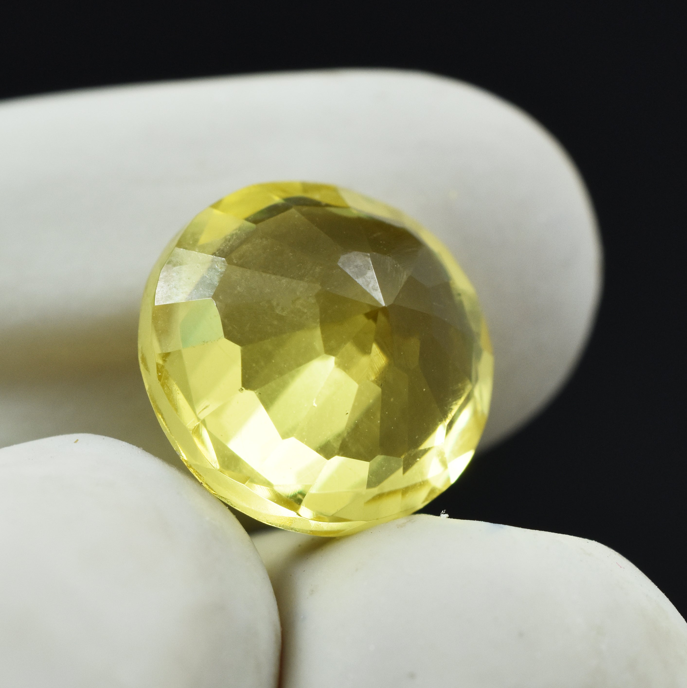 11.10 Carat Round Shape Ceylon Yellow Sapphire CERTIFIED Natural Loose Gemstone