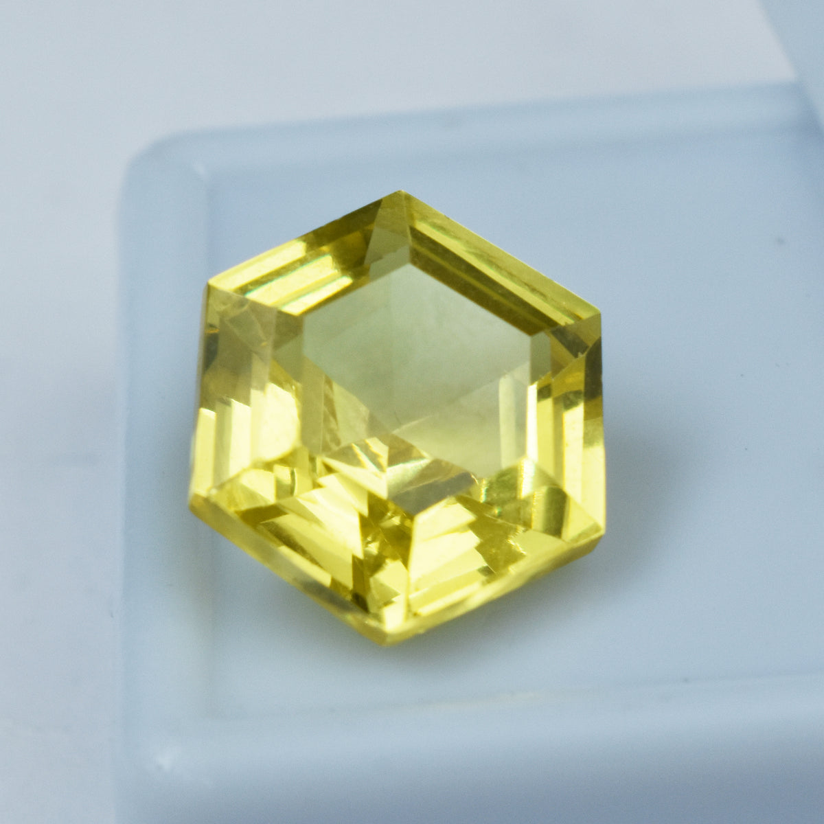 AAA+ CERTIFIED Yellow Sapphire Rare Fancy Cut 9.90 Ct Natural Loose Gemstone