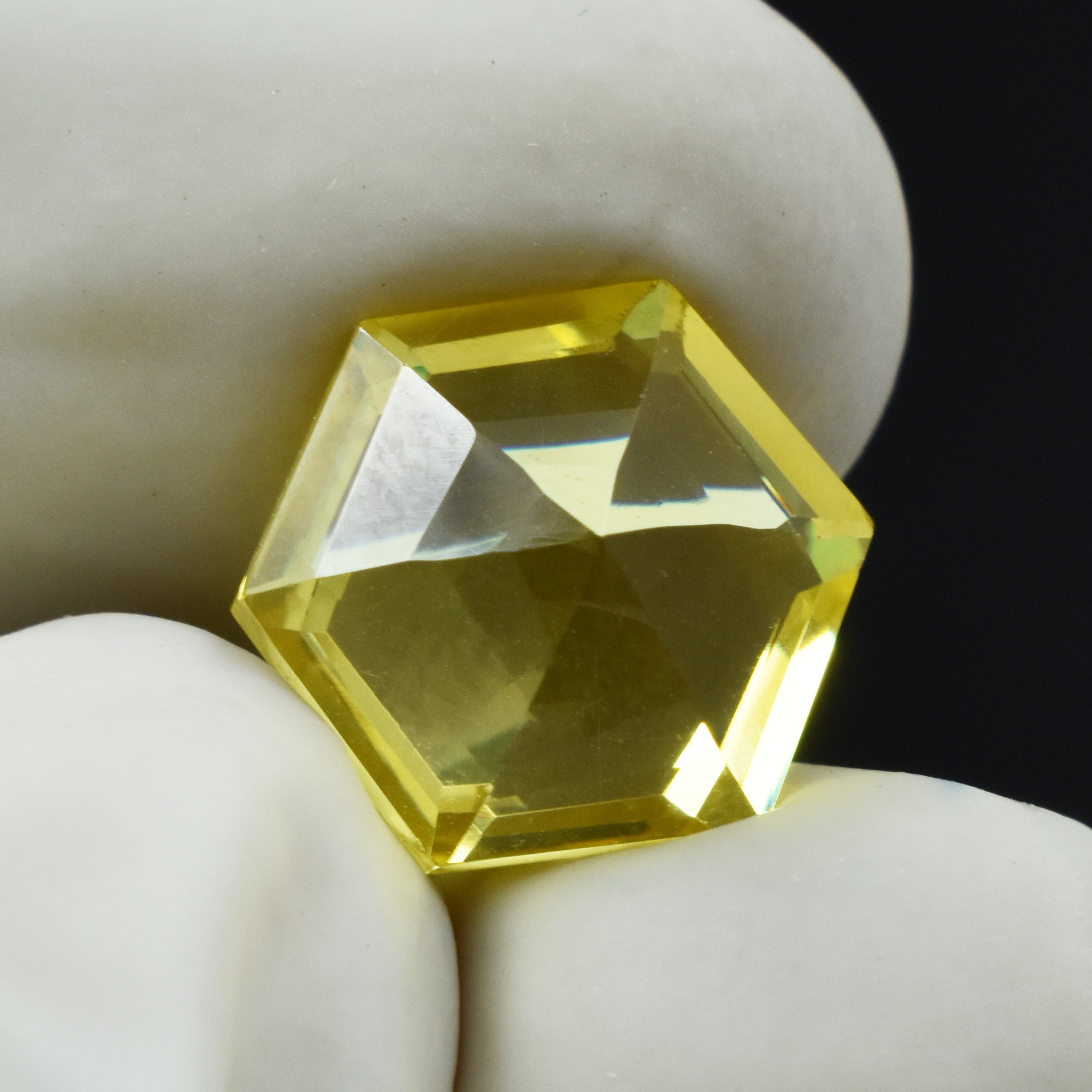 AAA+ CERTIFIED Yellow Sapphire Rare Fancy Cut 9.90 Ct Natural Loose Gemstone