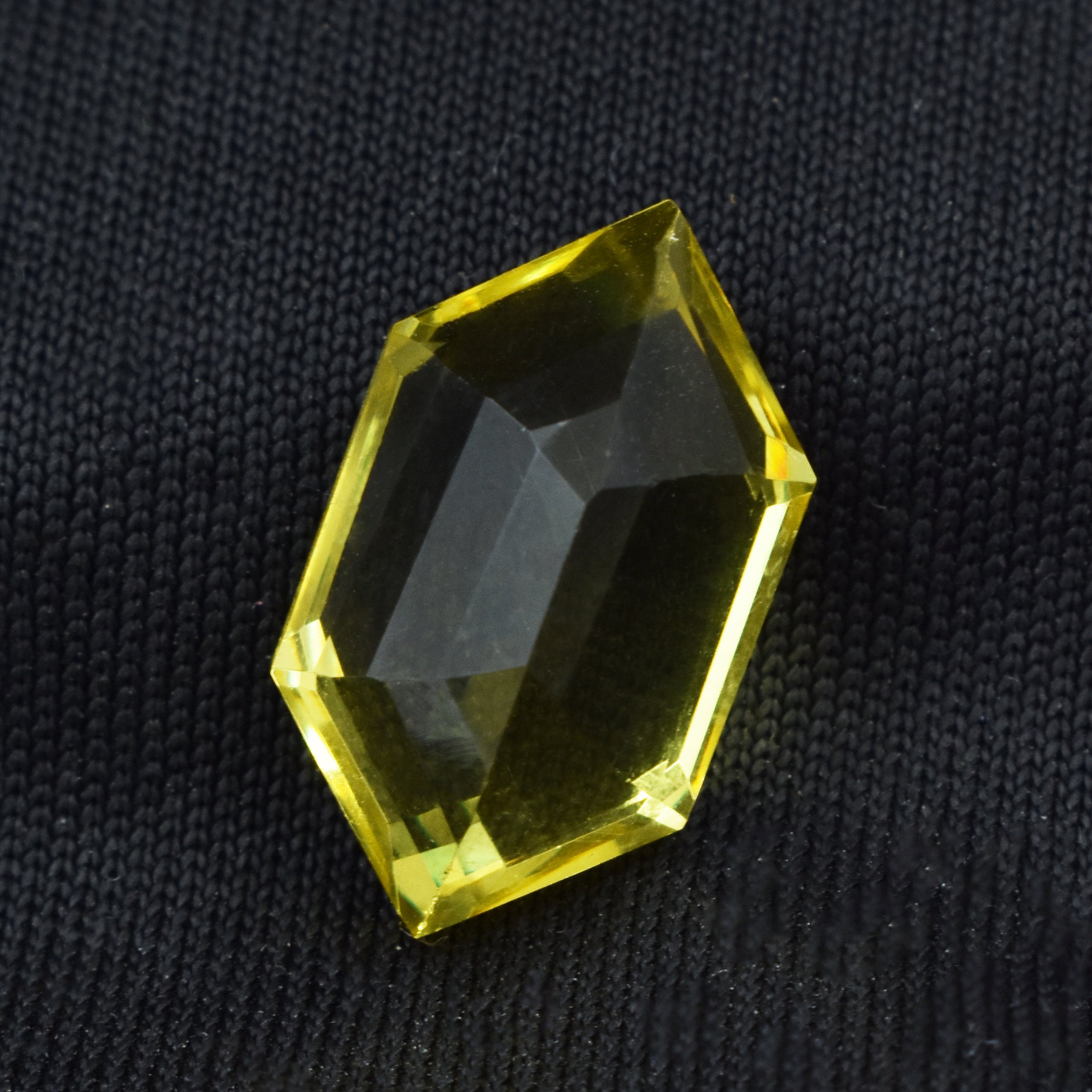 Genuine Natural 10.50 Carat Fancy Cut Yellow Sapphire CERTIFIED Loose Gemstone