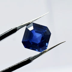 Beautiful Blue Tanzanite Natural Square Shape 6.65 Ct CERTIFIED Loose Gemstone