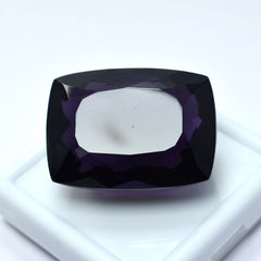 Extremely Genuine 92.35 Ct CERTIFIED Natural Purple amethyst Cushion CUT Gems