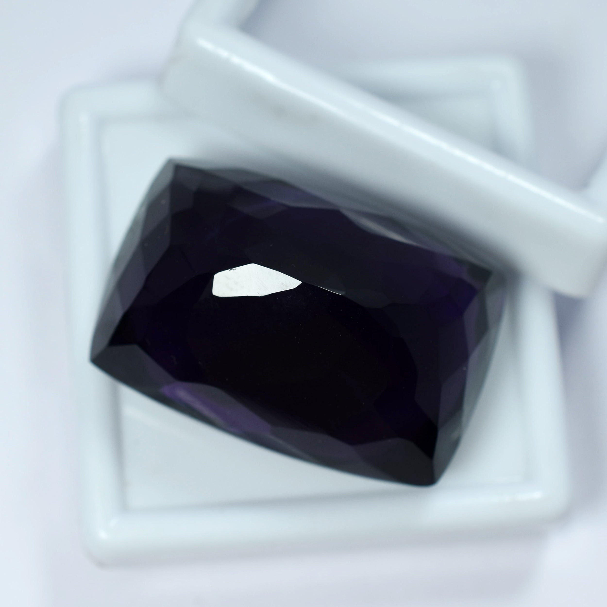 95.90 Ct Natural Purple Amethyst Loose Gemstone Stunning Cushion Cut CERTIFIED