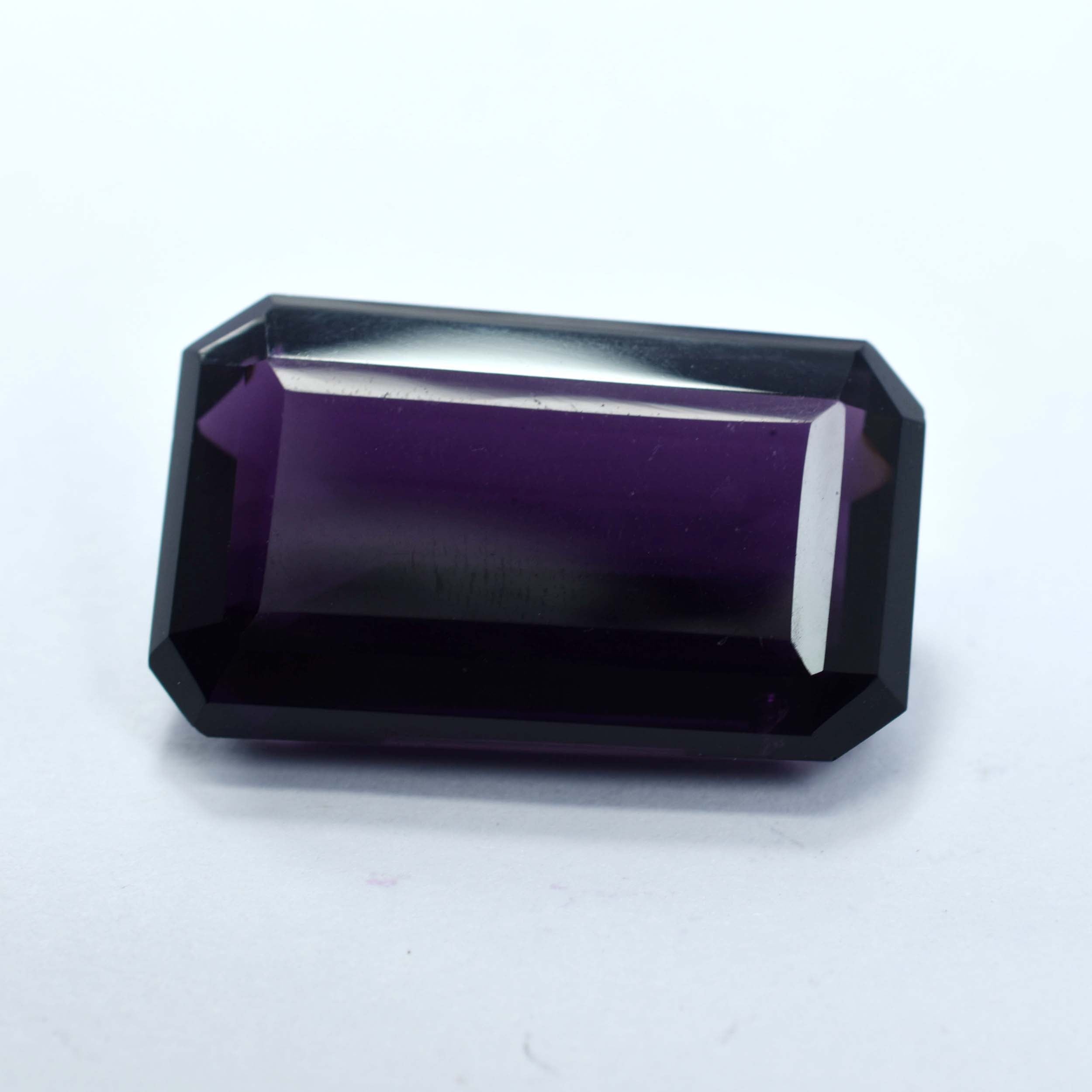 Superb Top Quality Natural 87.70 Ct Amethyst Emerald Cut Faceted Loose Gemstone