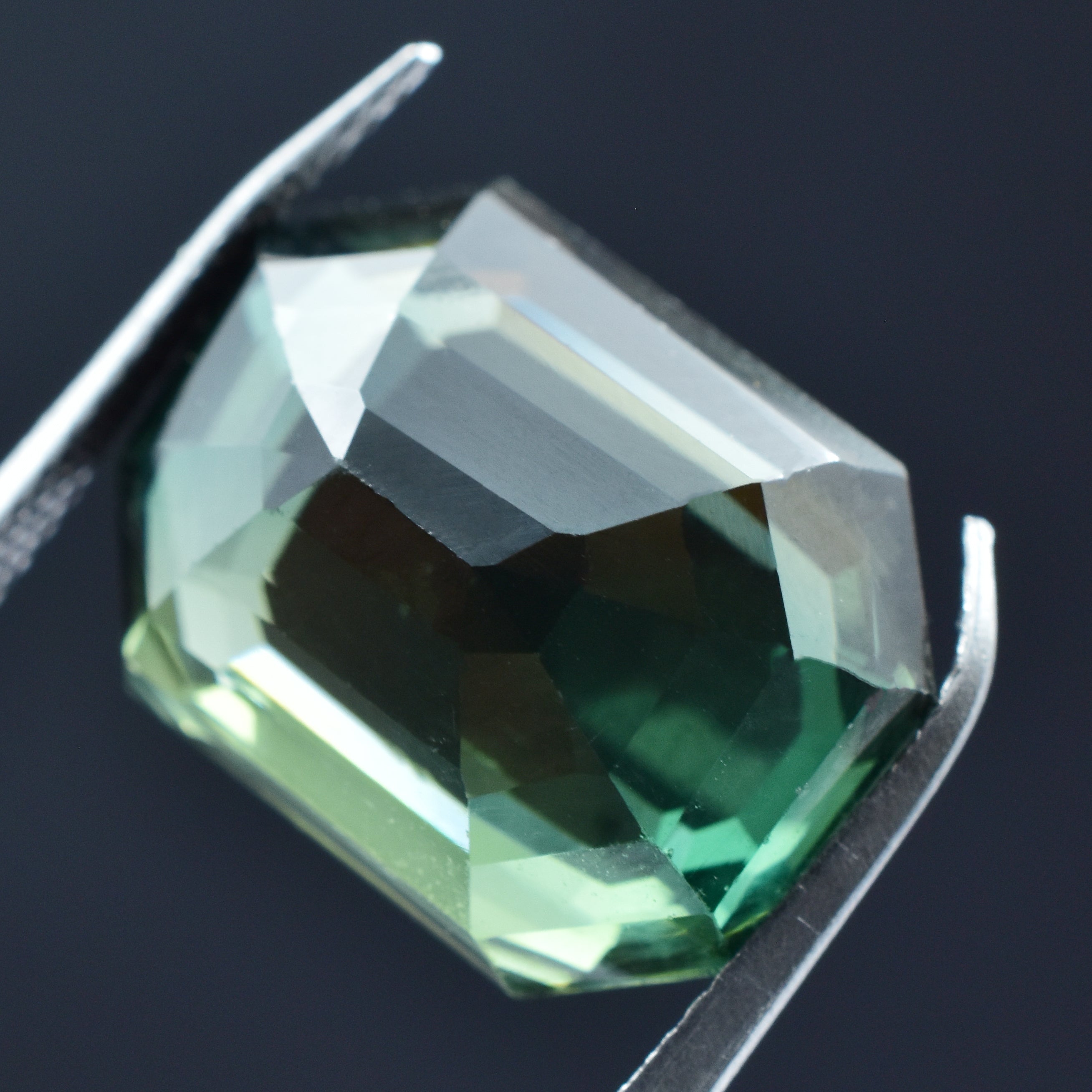 Natural CERTIFIED 10.45 Carat Green Tourmaline Cushion Cut Loose Gemstone