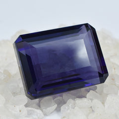 CERTIFIED 115.55 Ct Emerald Cut Natural Purple Amethyst Loose Gemstone