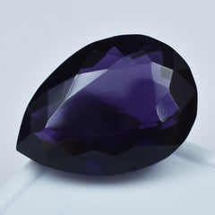 CERTIFIED Natural 57.35 Ct Purple Amethyst Pear Cut Loose Gemstone