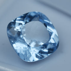 CERTIFIED Blue Natural Sapphire 5.65 Carat Square Cushion Cut Loose Gemstone