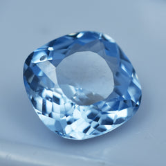 Natural Square Cushion Cut 3.60 Carat Blue Sapphire Loose Gemstone CERTIFIED