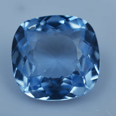 Natural Square Cushion Cut 3.60 Carat Blue Sapphire Loose Gemstone CERTIFIED