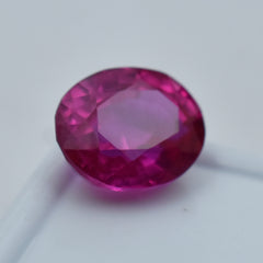 13.15 Carat Natural PINK Ruby CERTIFIED Oval Shape Ring Size Loose Gemstone