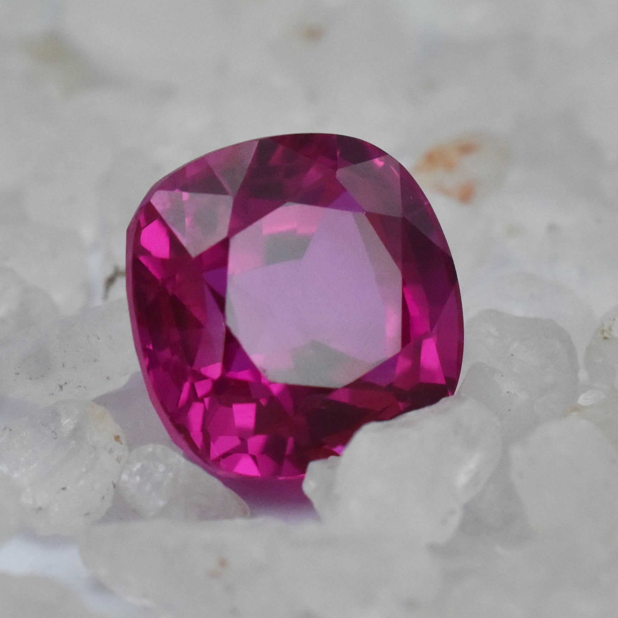 CERTIFIED Ring Size 17.75 Ct Square Cushion Cut Pink Sapphire Loose Gemstone