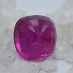 CERTIFIED Ring Size 17.75 Ct Square Cushion Cut Pink Sapphire Loose Gemstone