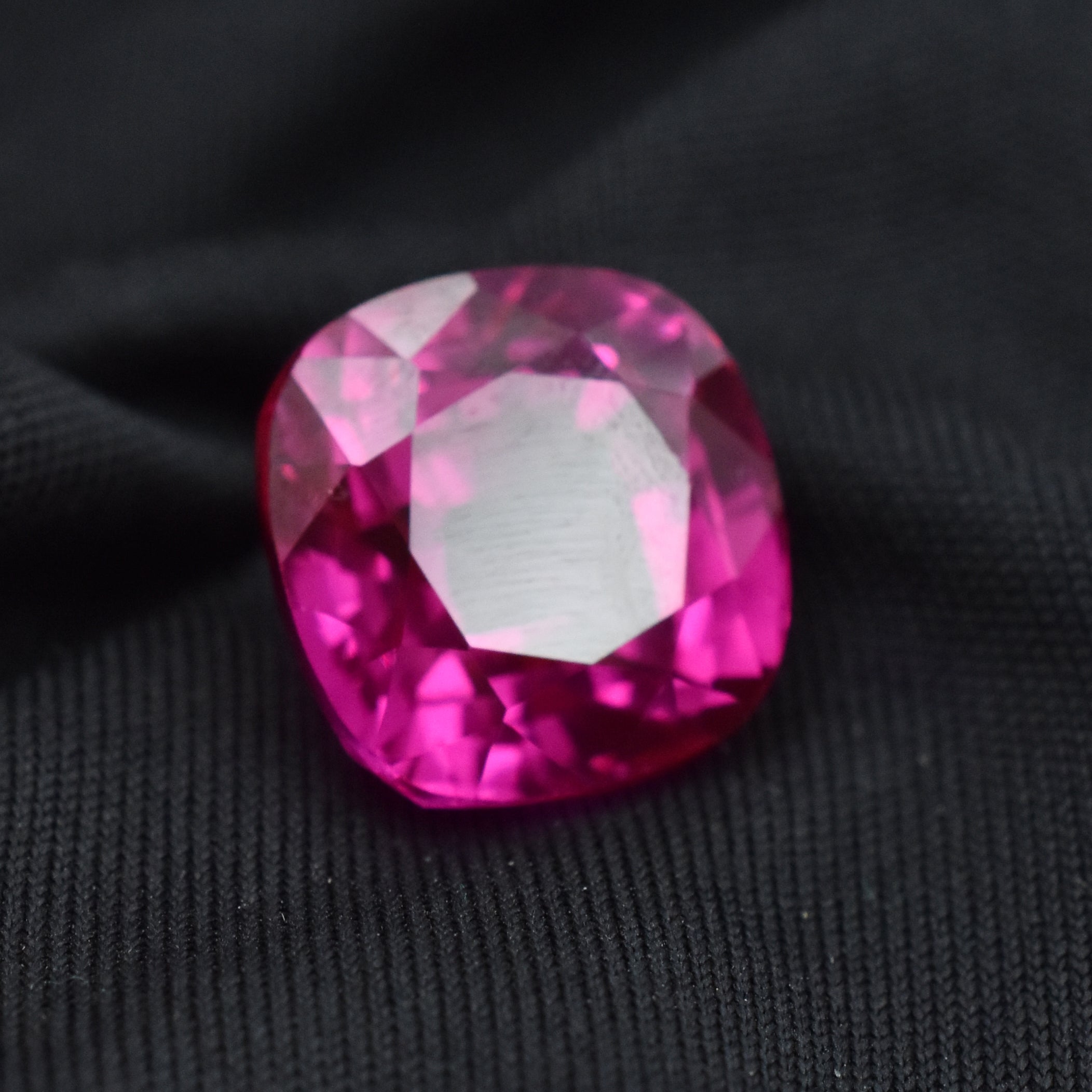 CERTIFIED Ring Size 17.75 Ct Square Cushion Cut Pink Sapphire Loose Gemstone