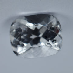 6.20 Carat Cushion Cut Natural White Sapphire CERTIFIED Loose Gemstone