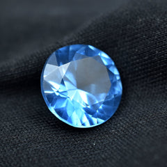 Natural Rare Blue Sapphire CERTIFIED Loose Gemstone 5.70 Ct Unique Round Cut.