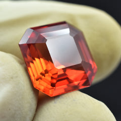 Square 8.90 Ct NATURAL Sapphire CERTIFIED Stunning Padparadscha Loose Gemstone