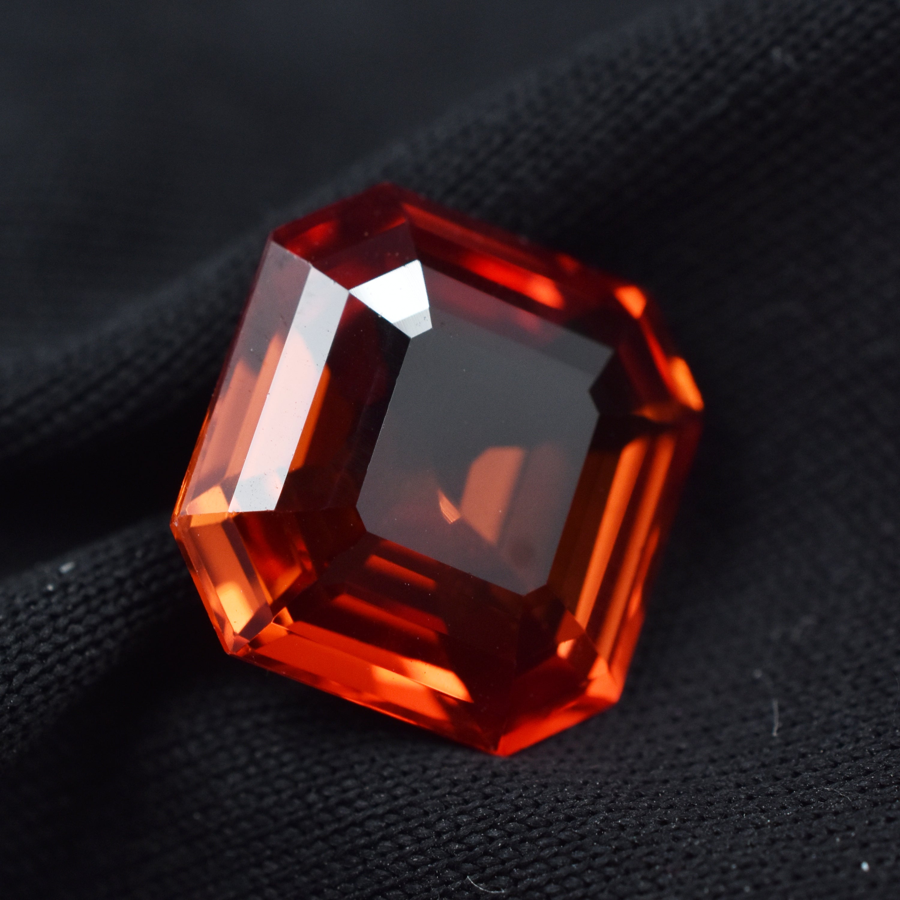 Square 8.90 Ct NATURAL Sapphire CERTIFIED Stunning Padparadscha Loose Gemstone