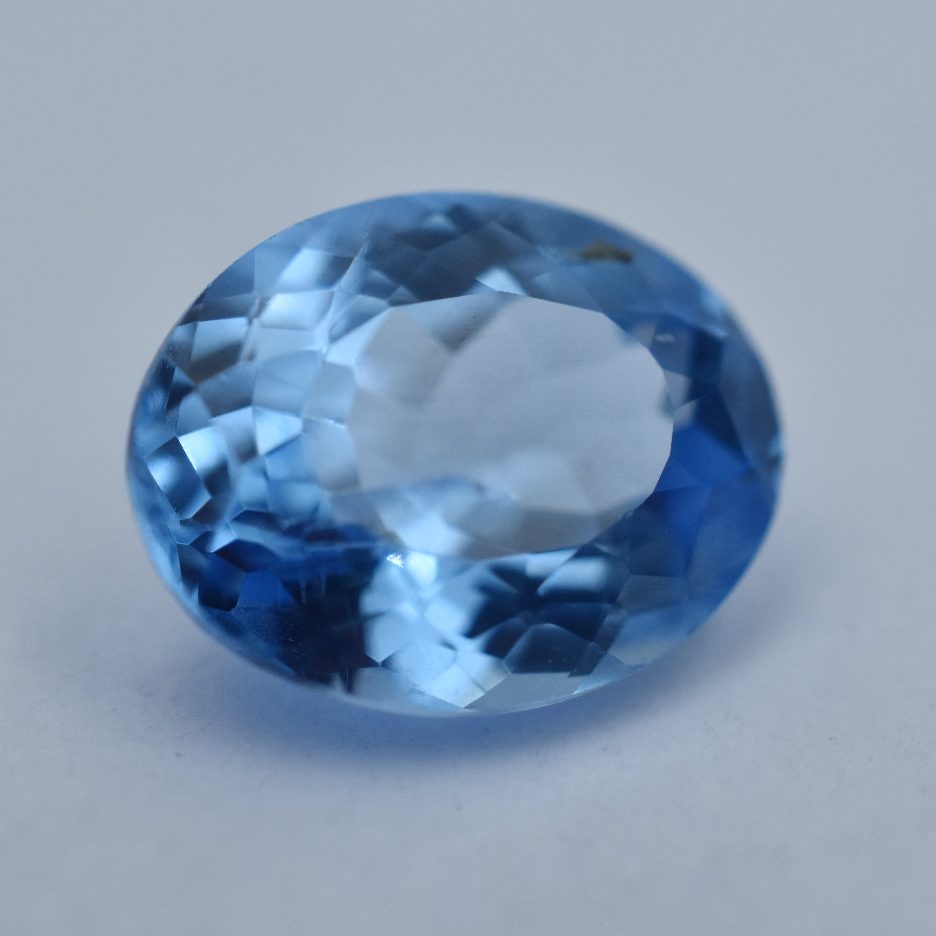 Rin Size 4.95 Carat Oval Cut Blue Sapphire Natural CERTIFIED Loose Gemstone