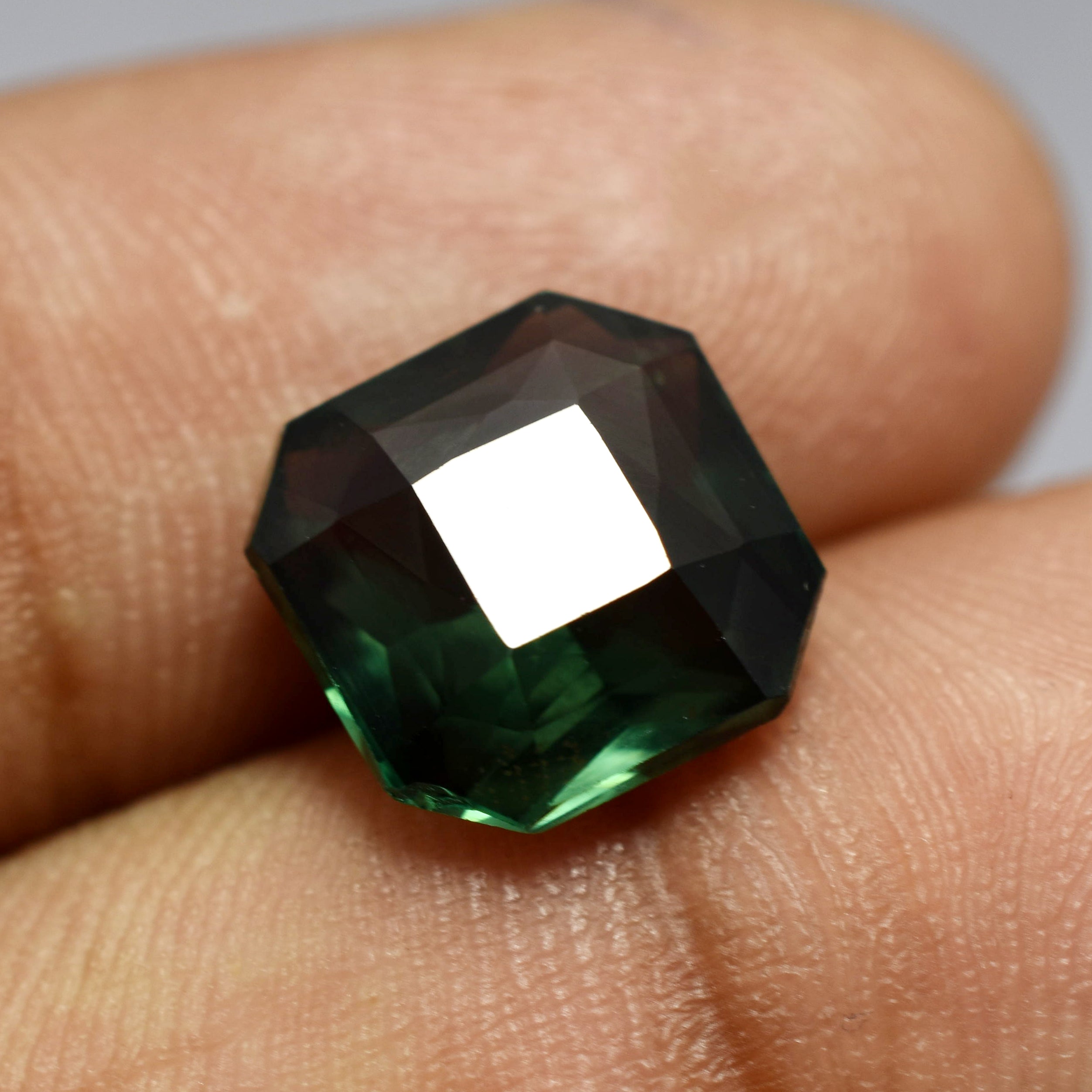 TOURMALINE Natural Square Cut 8.42 Ct Loose Gemstone CERTIFIED Stunning Quality