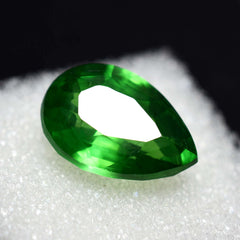 Natural Green Pear Cut 11.70 Ct CERTIFIED Tourmaline Loose Gemstone