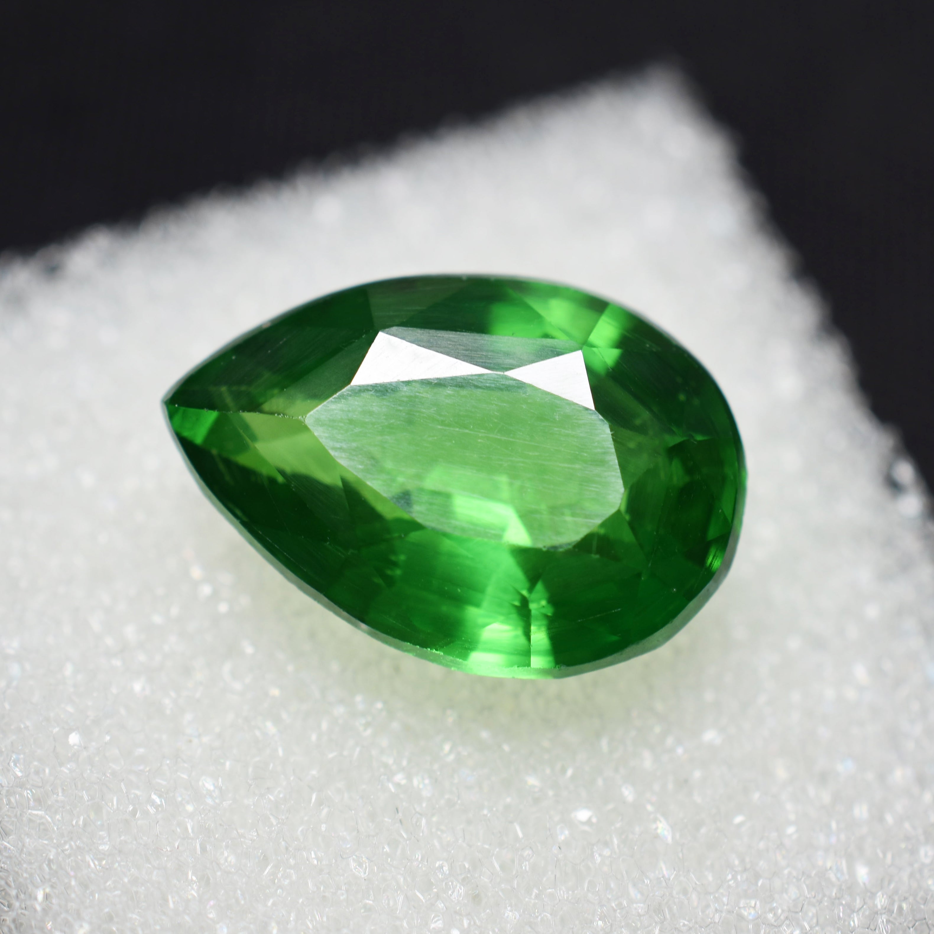 Natural Green Pear Cut 11.70 Ct CERTIFIED Tourmaline Loose Gemstone