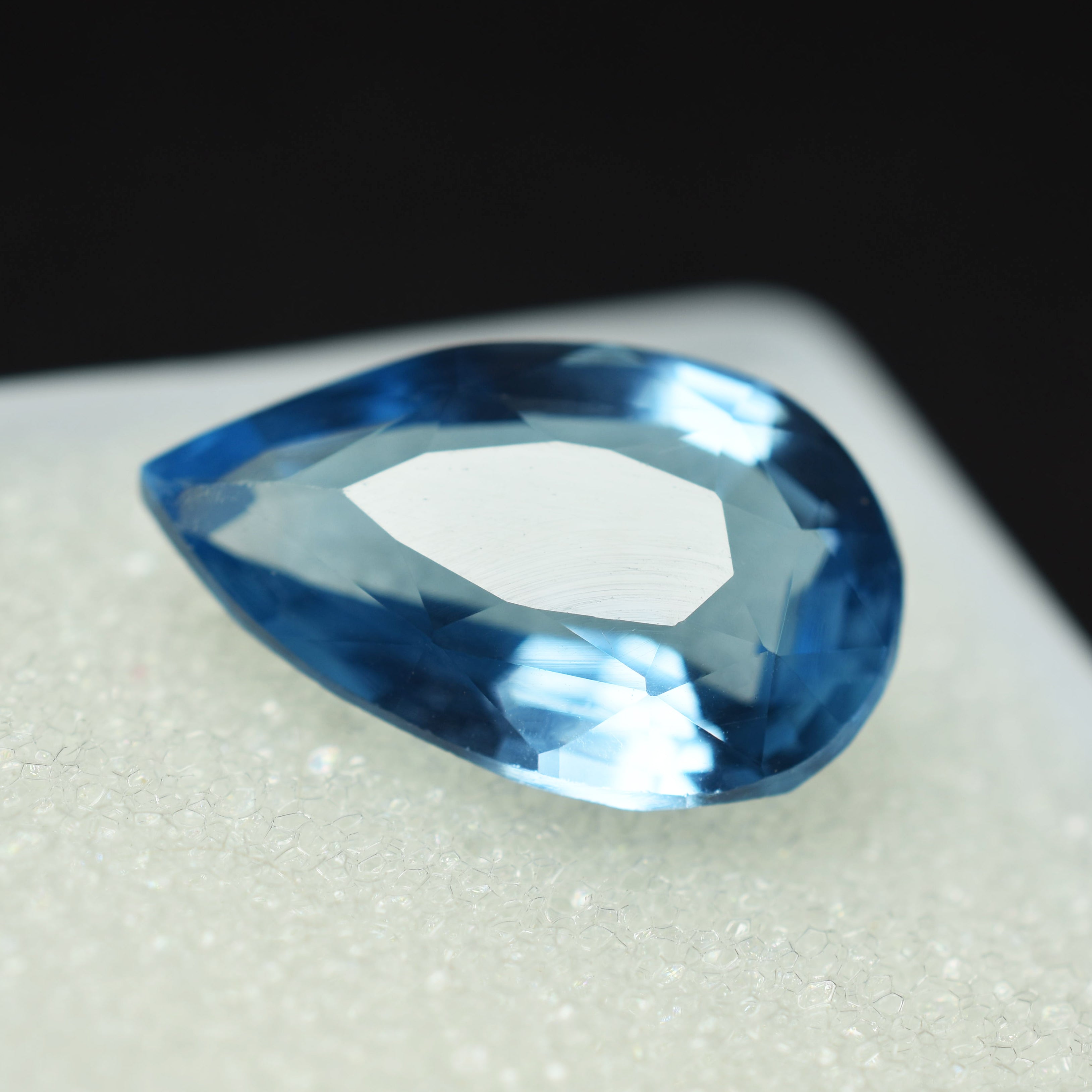 Natural Sapphire Loose Gemstone Blue Pear Cut 6.50 Ct CERTIFIED