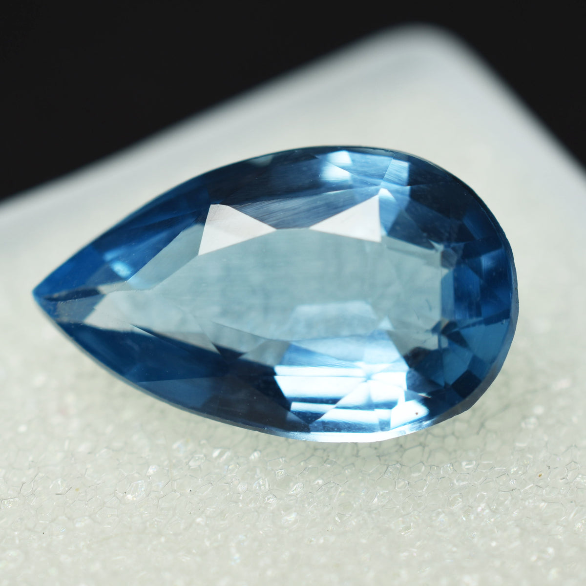 Natural Sapphire Loose Gemstone Blue Pear Cut 6.50 Ct CERTIFIED