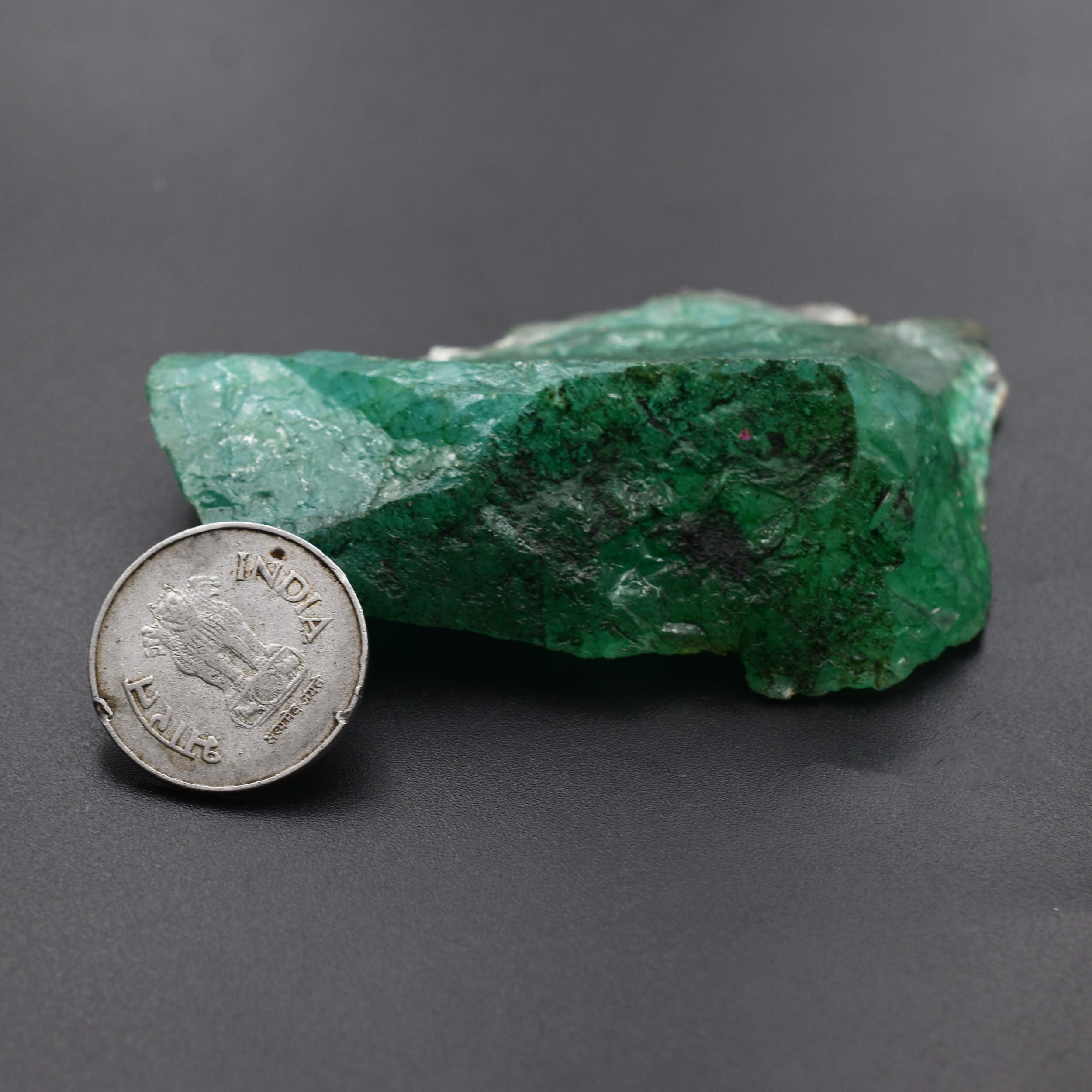 518.30 Ct Earth Mined Natural Emerald Huge Rough CERTIFIED Green Loose Gemstone