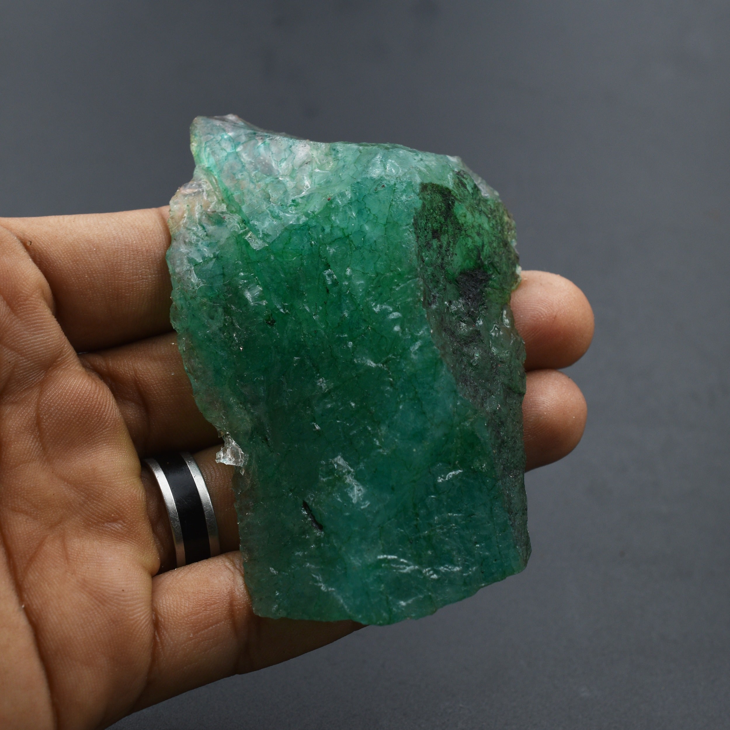 518.30 Ct Earth Mined Natural Emerald Huge Rough CERTIFIED Green Loose Gemstone