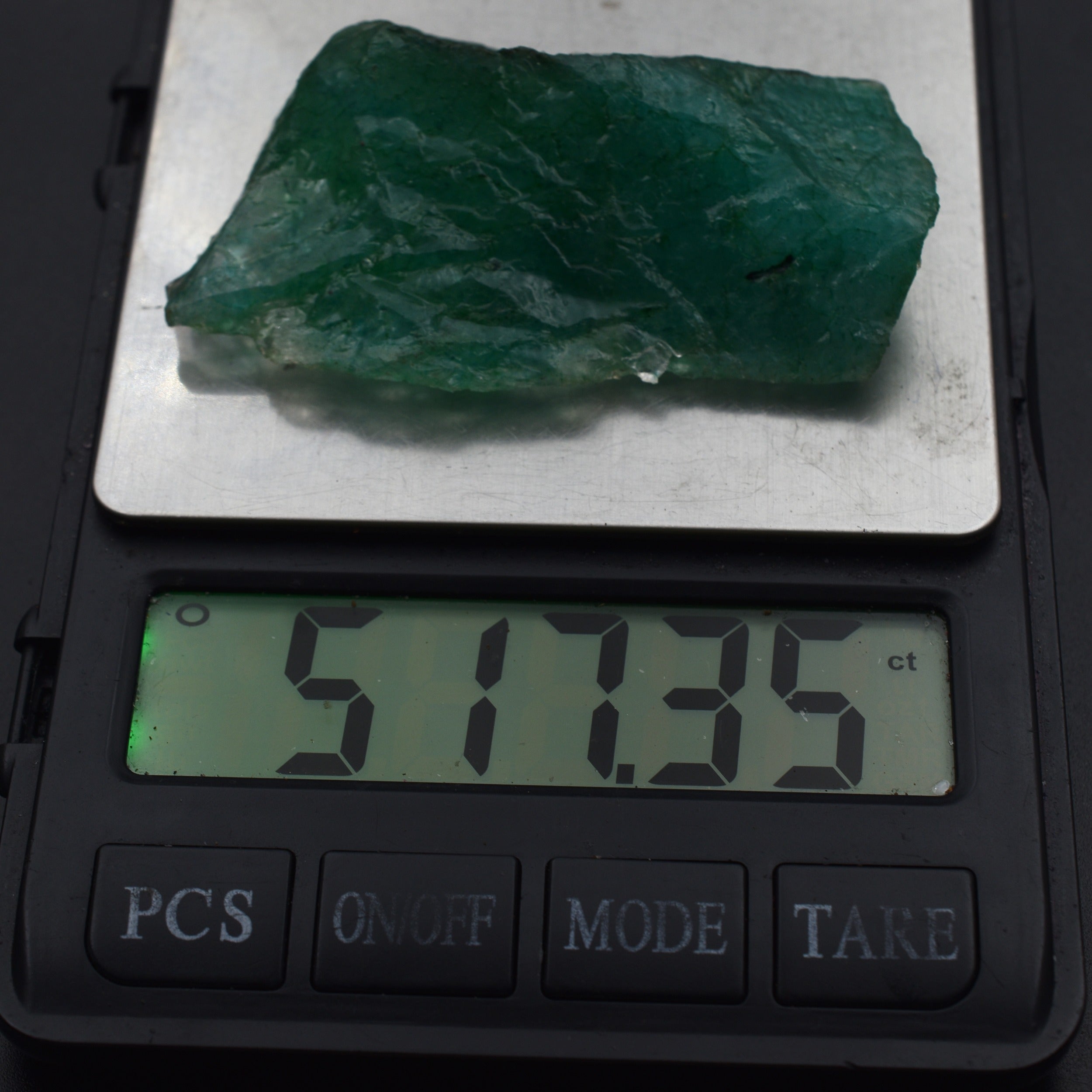 518.30 Ct Earth Mined Natural Emerald Huge Rough CERTIFIED Green Loose Gemstone