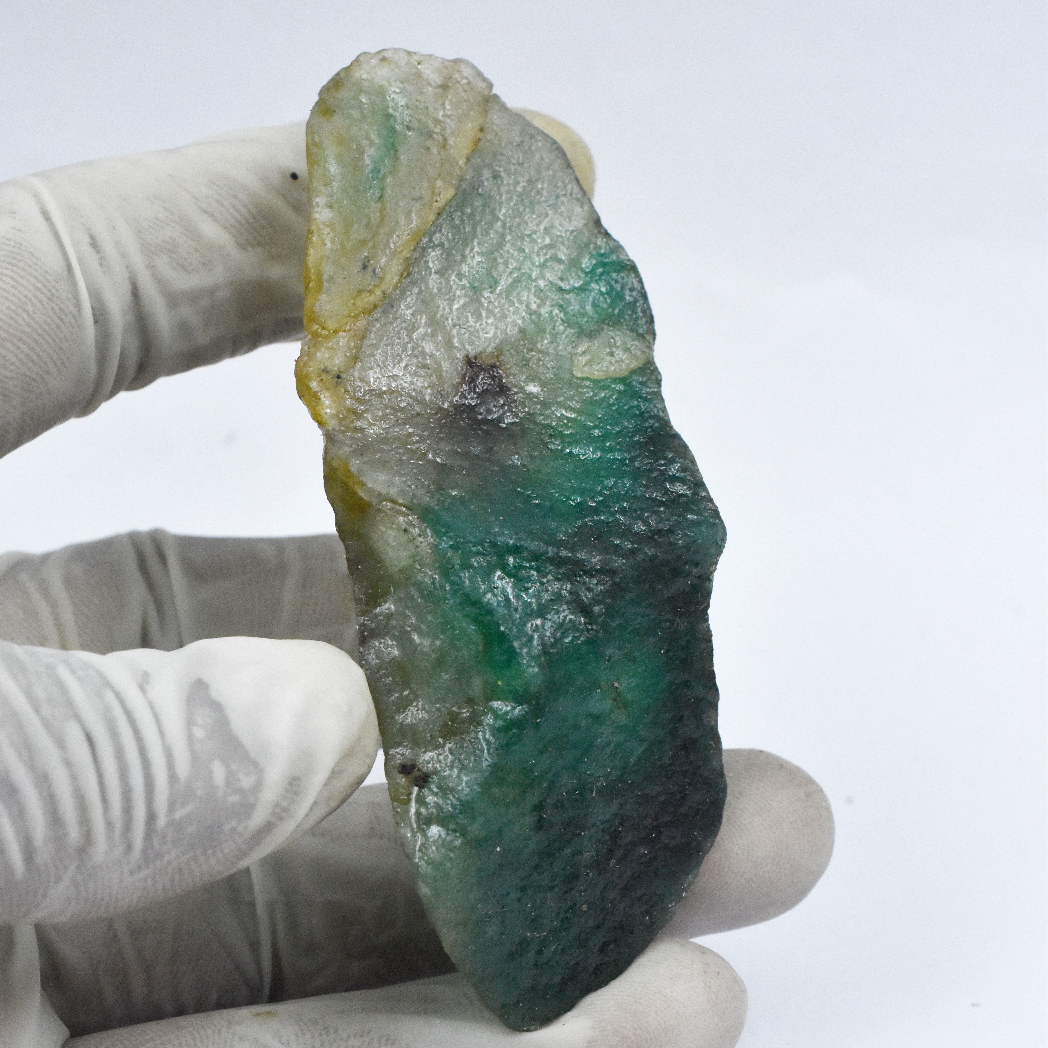 CERTIFIED Fluorite Multi Color 315 Carat Uncut Raw Rough Natural Loose Gemstone