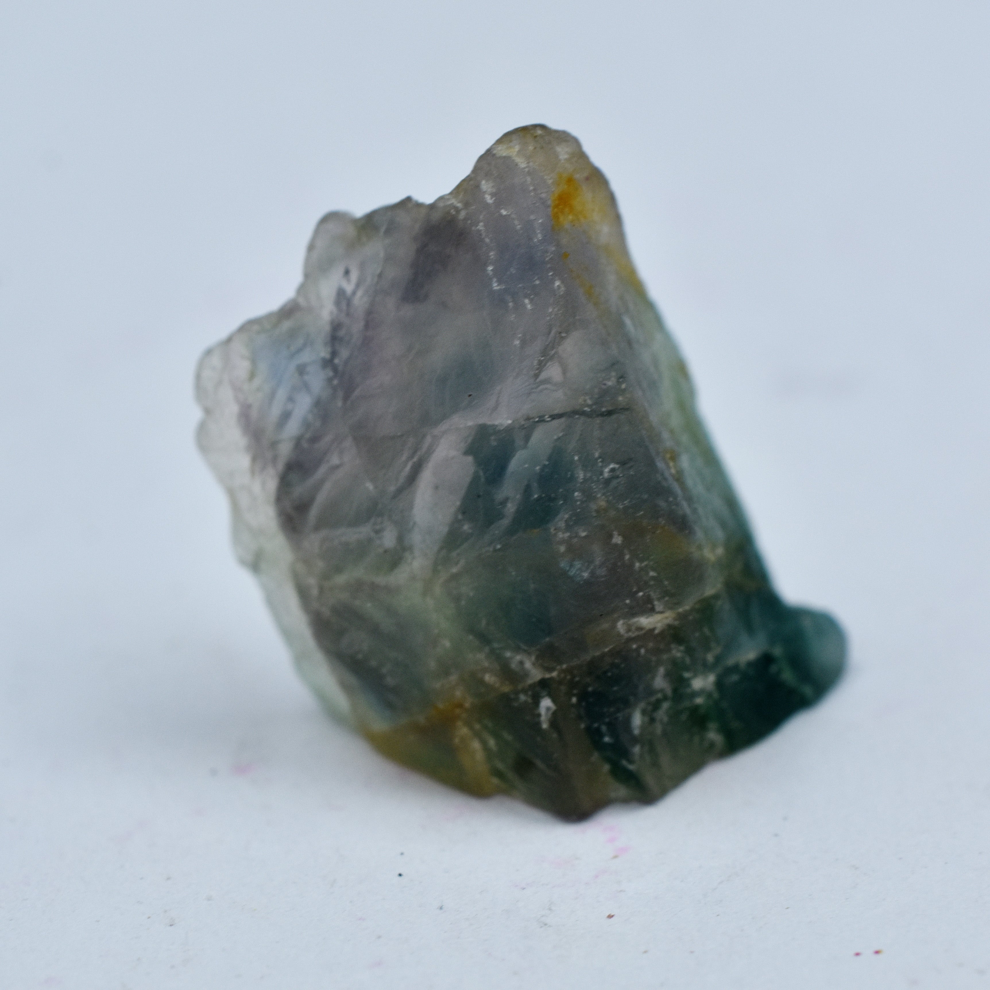 Uncut Fluorite 48.30 Ct Multi Color Raw Rough Natural CERTIFIED Loose Gemstone