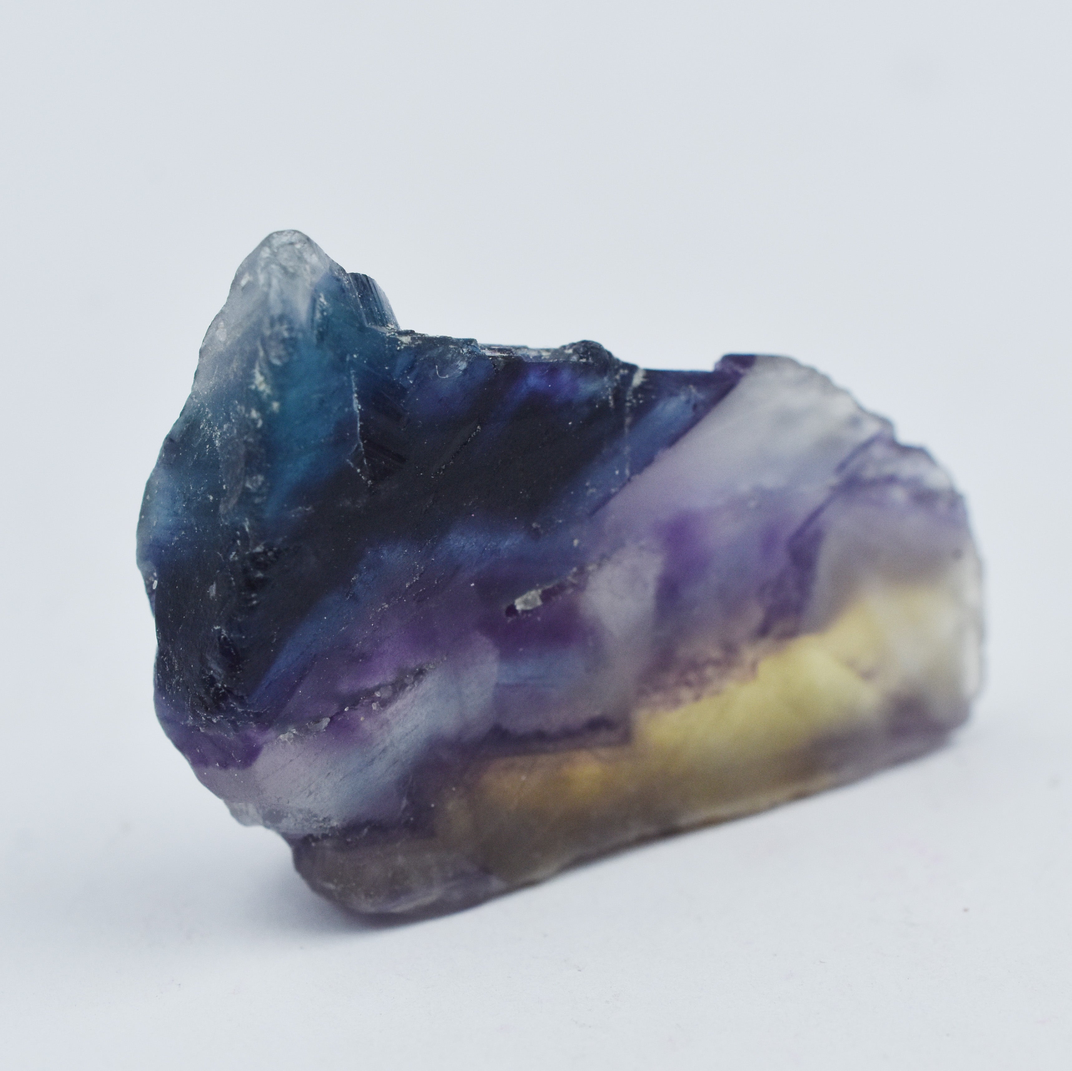 Multi Color Fluorite CERTIFIED 69.20 Ct Natural Raw Uncut Rough Loose Gemstone