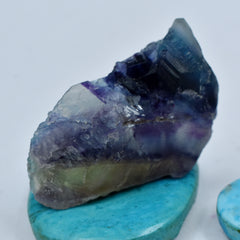 Multi Color Fluorite CERTIFIED 69.20 Ct Natural Raw Uncut Rough Loose Gemstone