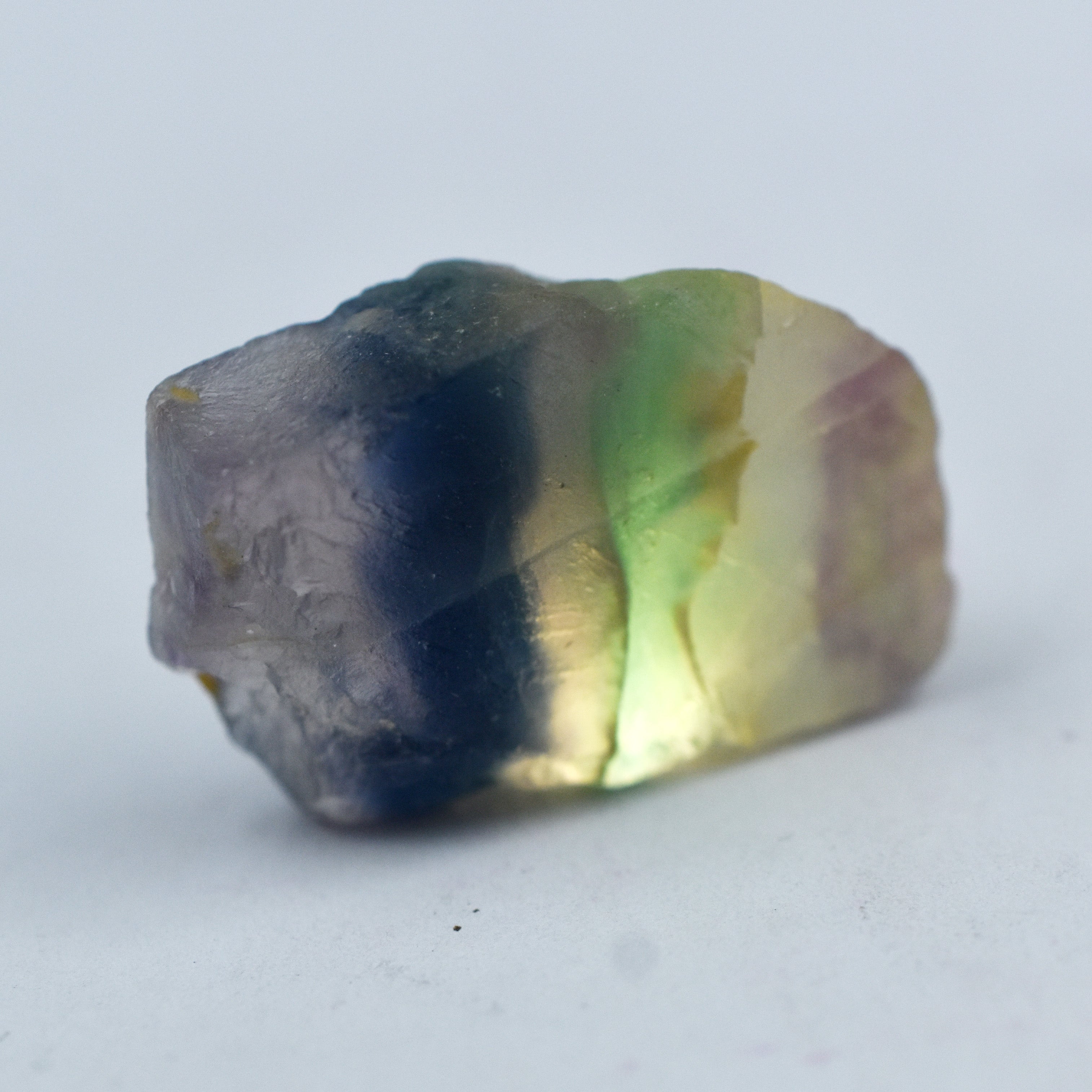 Multi Color Rough Fluorite 42.20 Ct Natural Uncut Raw CERTIFIED Loose Gemstone