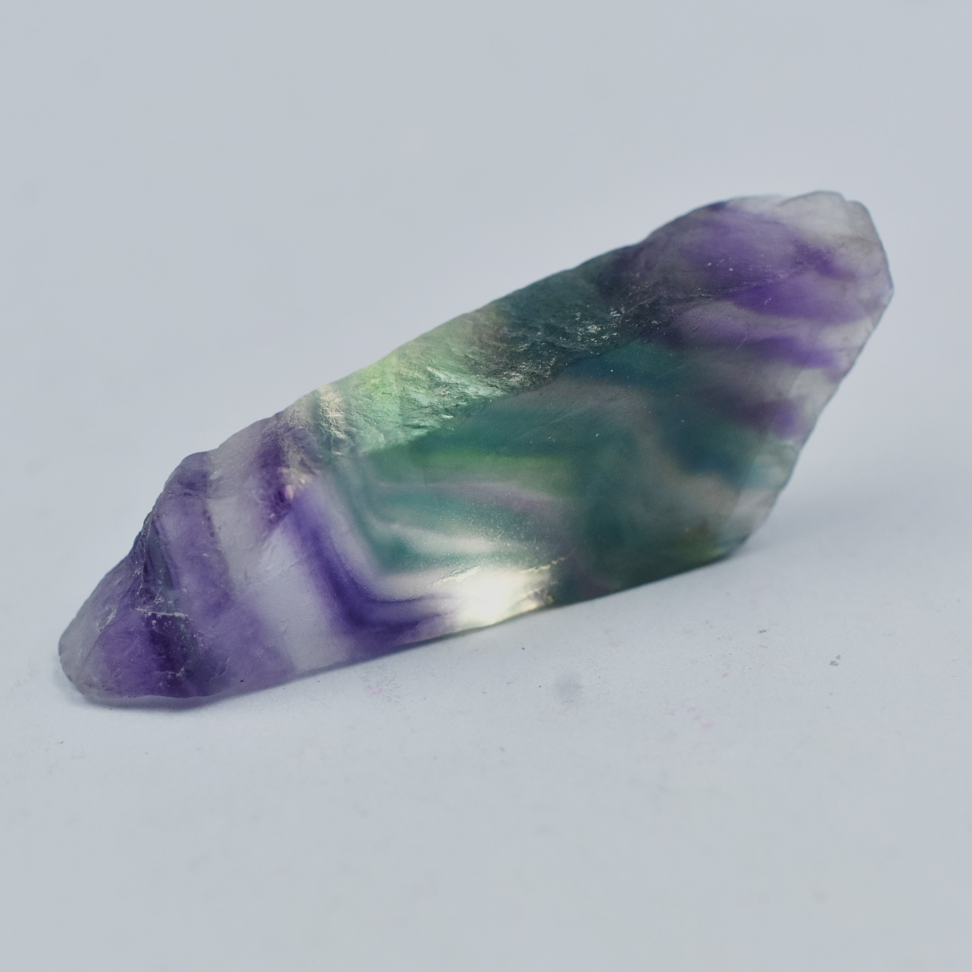 Multi Color Natural Fluorite 55 Carat CERTIFIED Uncut Raw Rough Loose Gemstone