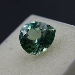 Best On Price !! 10.20 Carat Pear Cut Loose Gemstone CERTIFIED Natural Bluish Green Sapphire