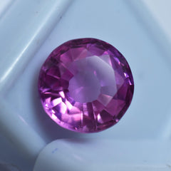 Best Sri-Lanka Pink Sapphire 7.05 Carat Round Shape Natural Pink Sapphire Certified Ring Size Loose Gemstone Specially For Ring Ceremony